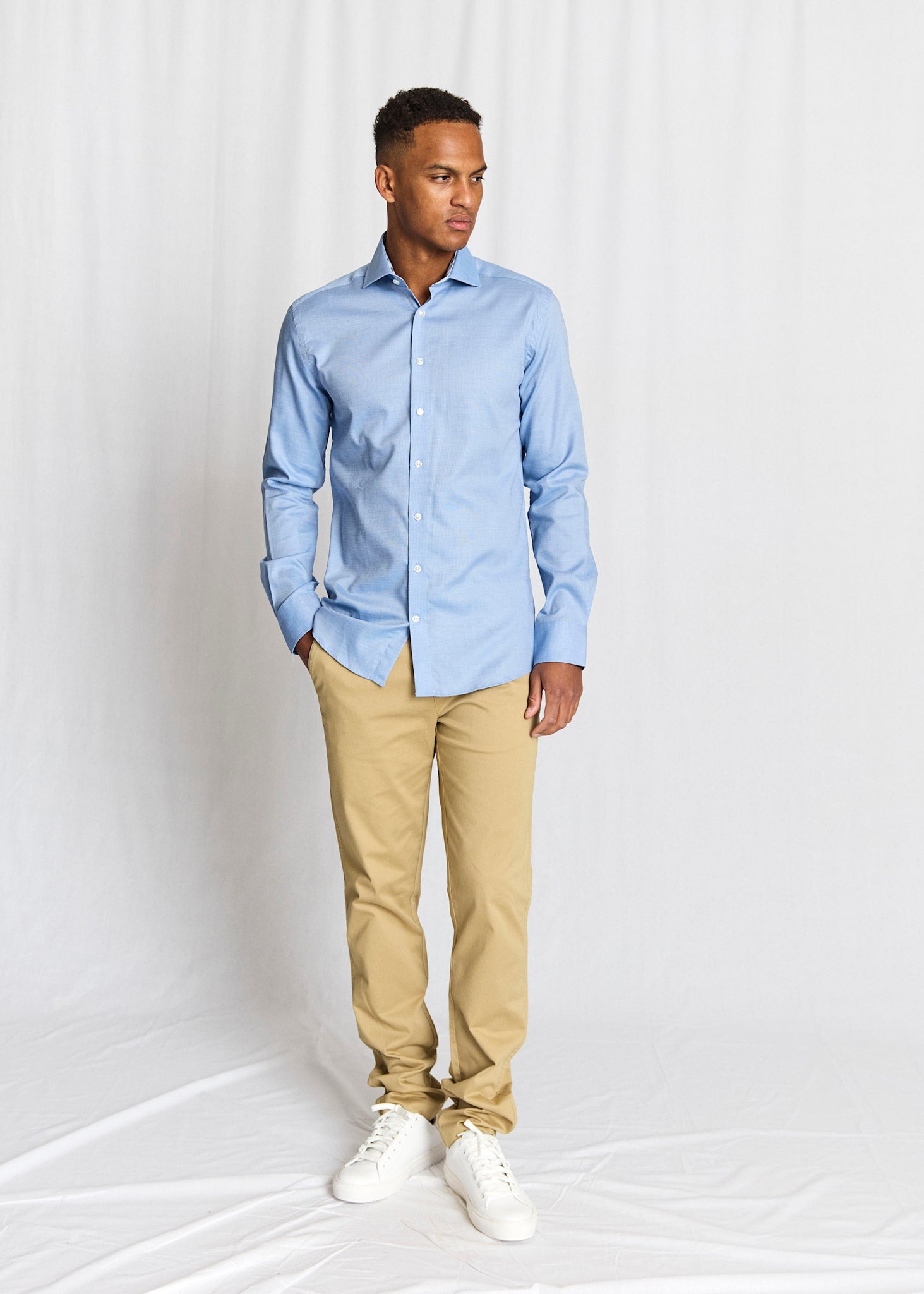 BS Gilberto Modern Fit Skjorta - Blue