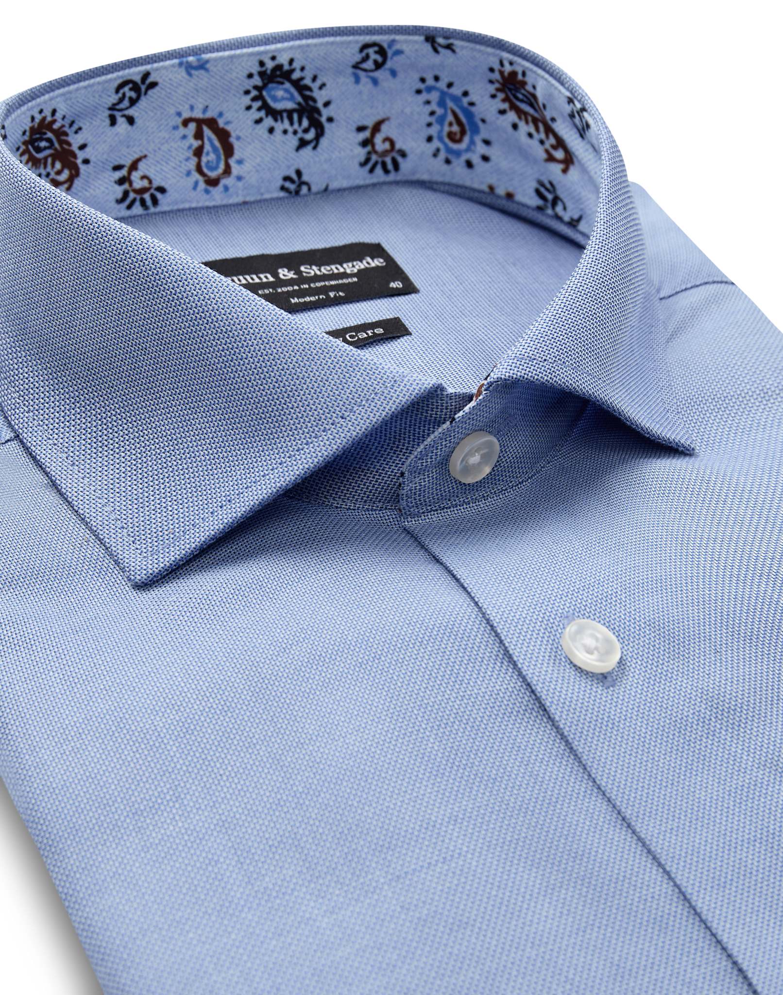 BS Gilberto Modern Fit Skjorta - Blue