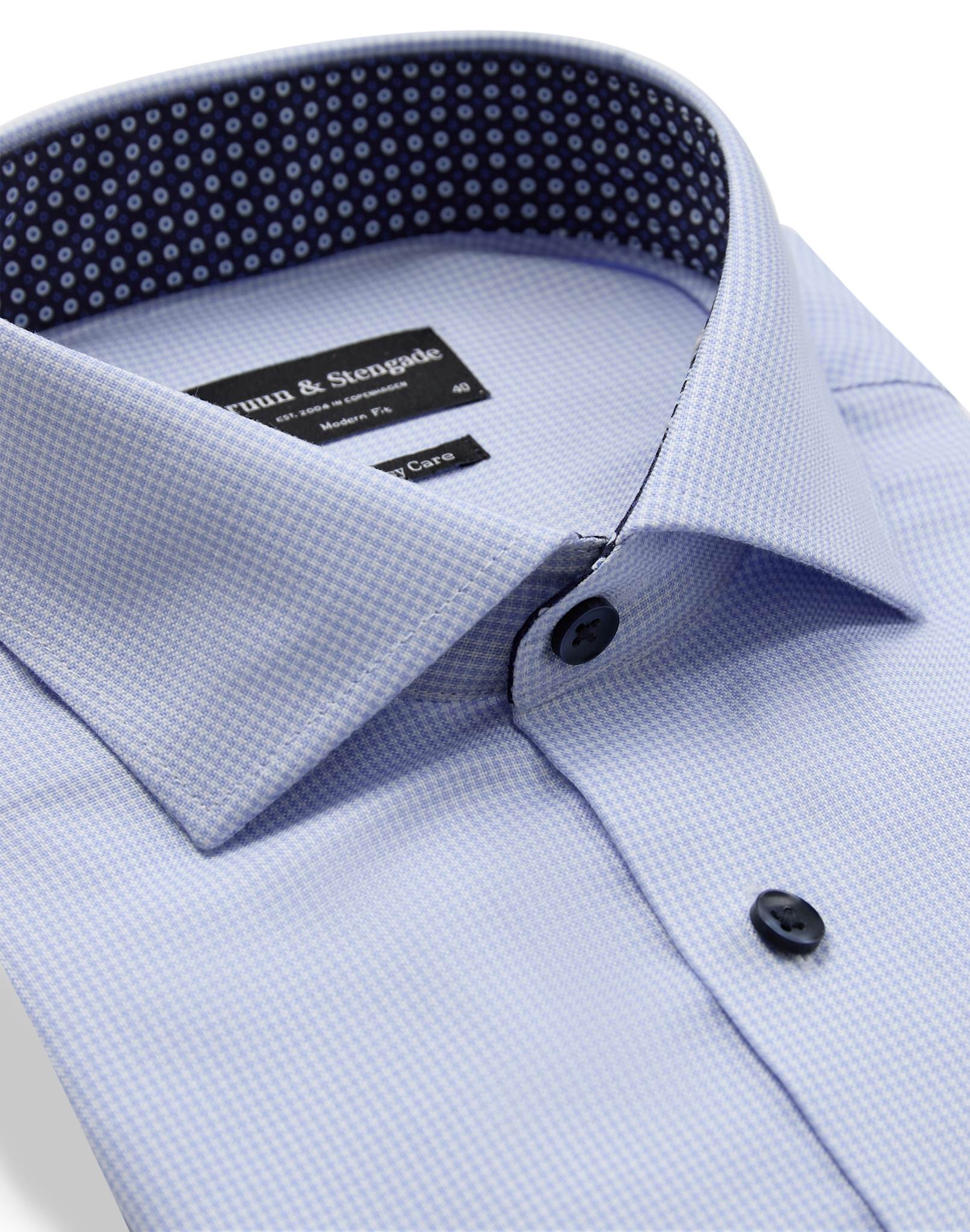 BS Langergren Modern Fit Skjorta - Light Blue