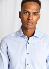 BS Langergren Modern Fit Skjorta - Light Blue