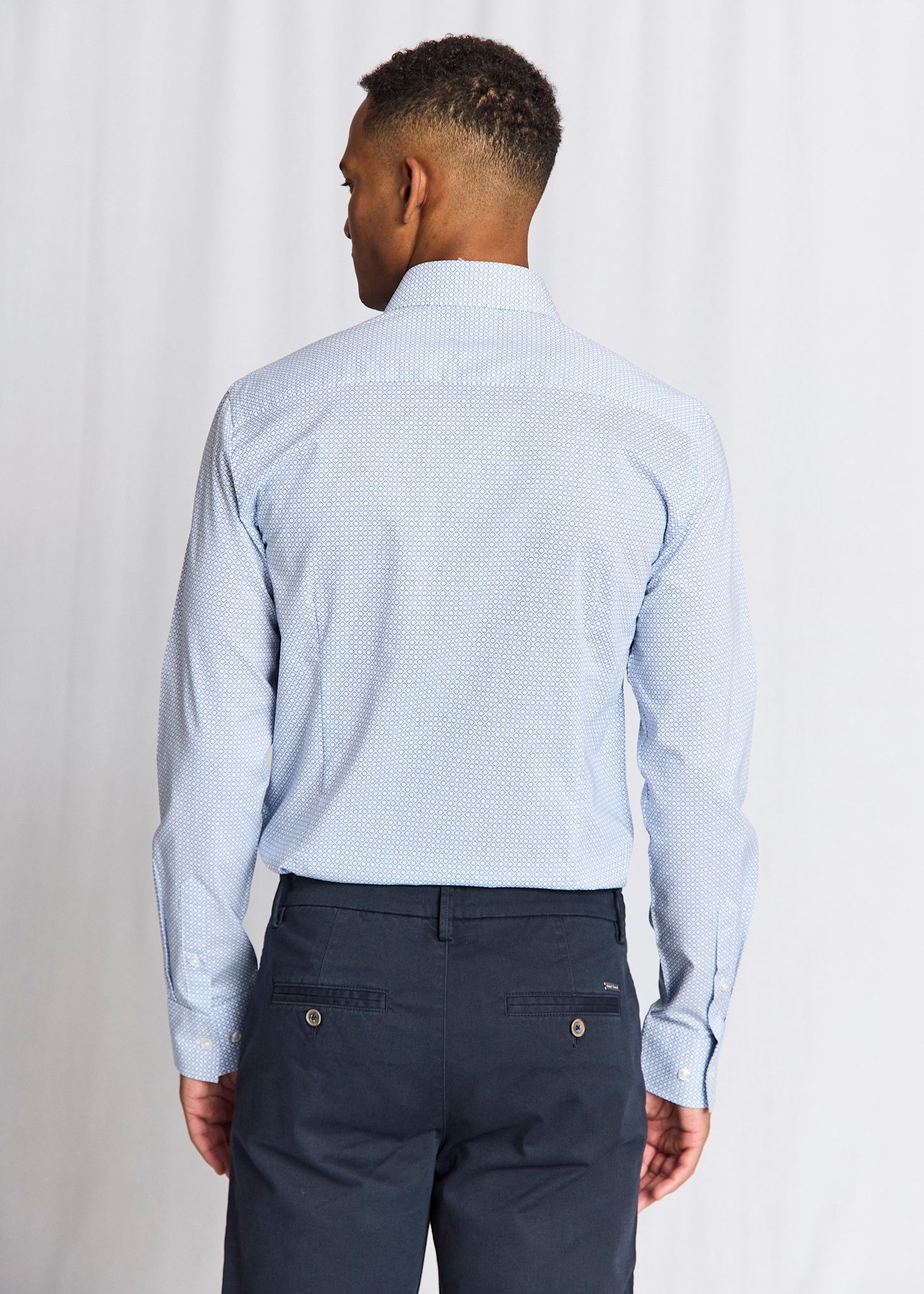BS Lars Modern Fit Skjorta - Blue