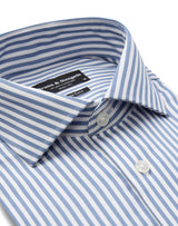 BS Sime Modern Fit Skjorta - Blue/White