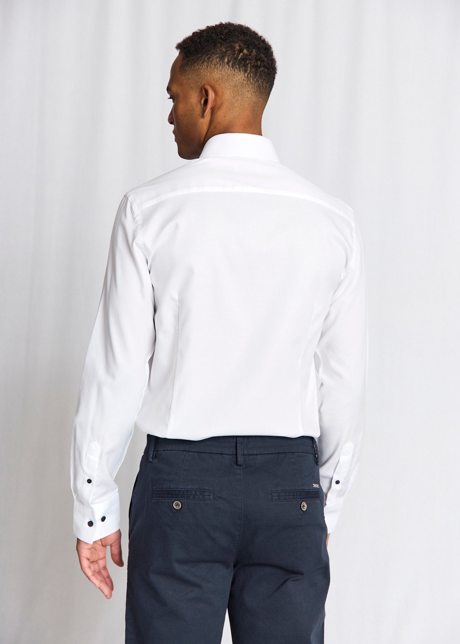BS Stas Modern Fit Skjorta - White