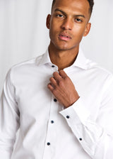 BS Stas Modern Fit Skjorta - White