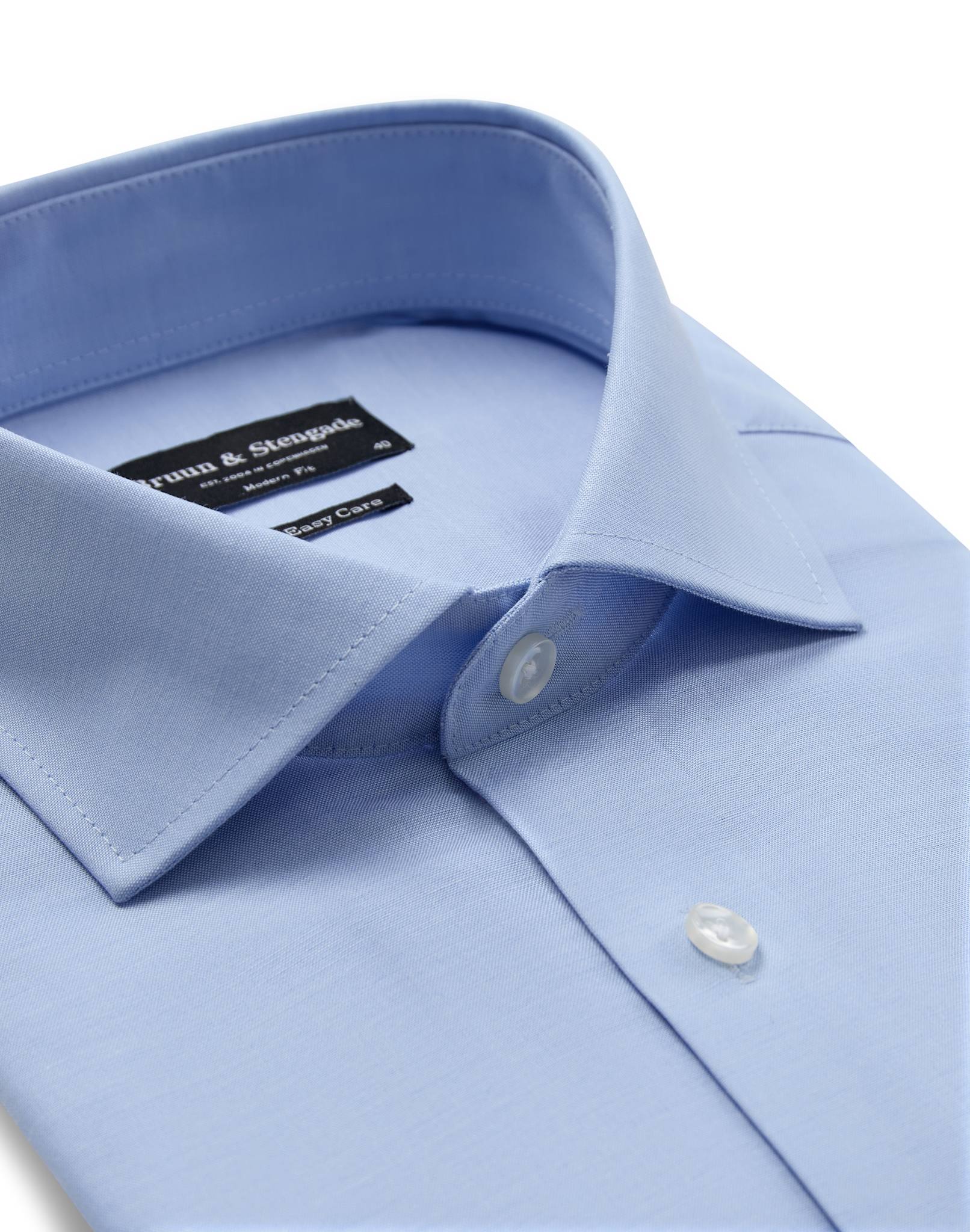 BS Sterbik Modern Fit Skjorta - Light Blue