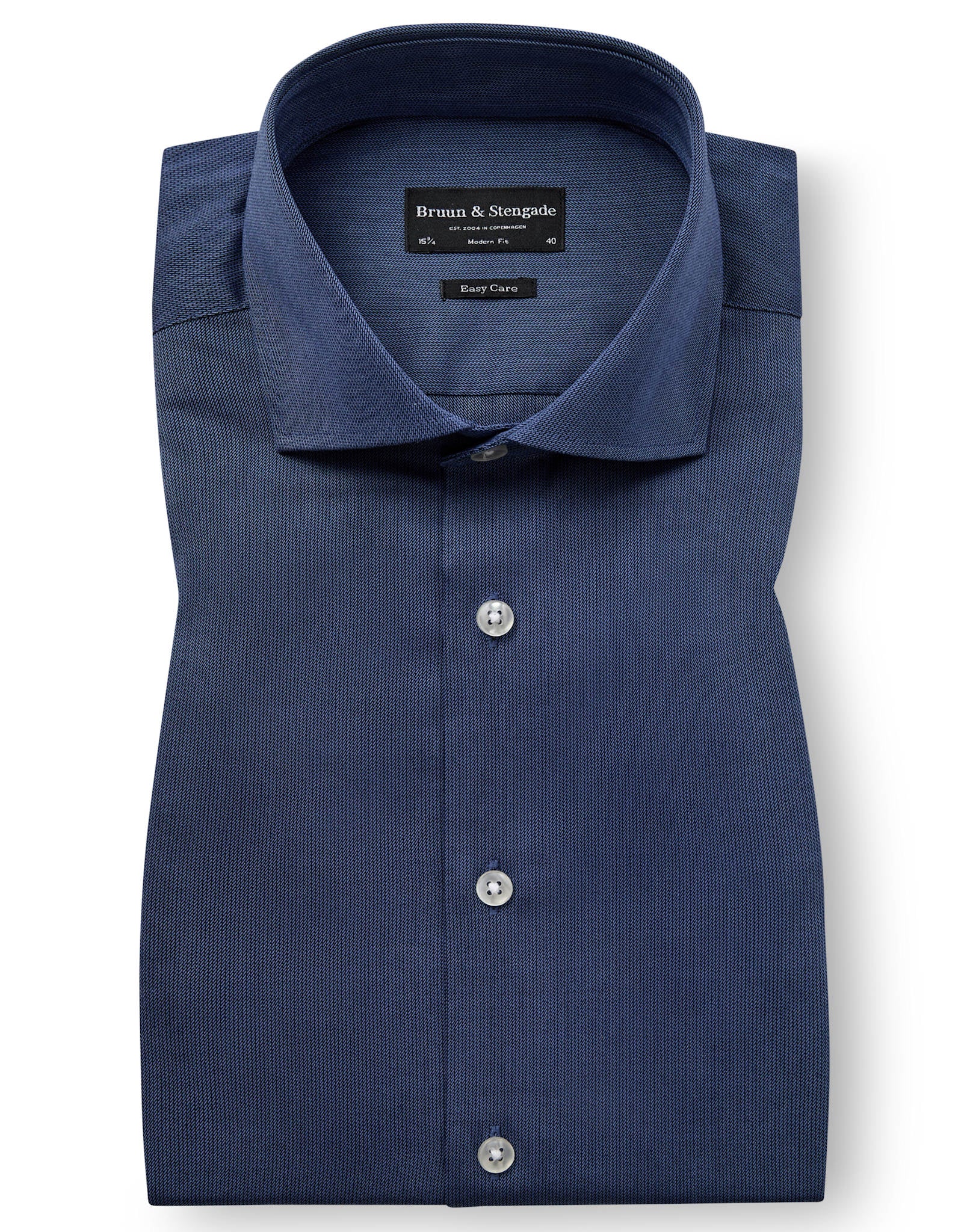 BS Viran Modern Fit Skjorta - Dark Blue