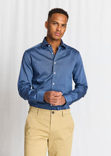 BS Viran Modern Fit Skjorta - Dark Blue