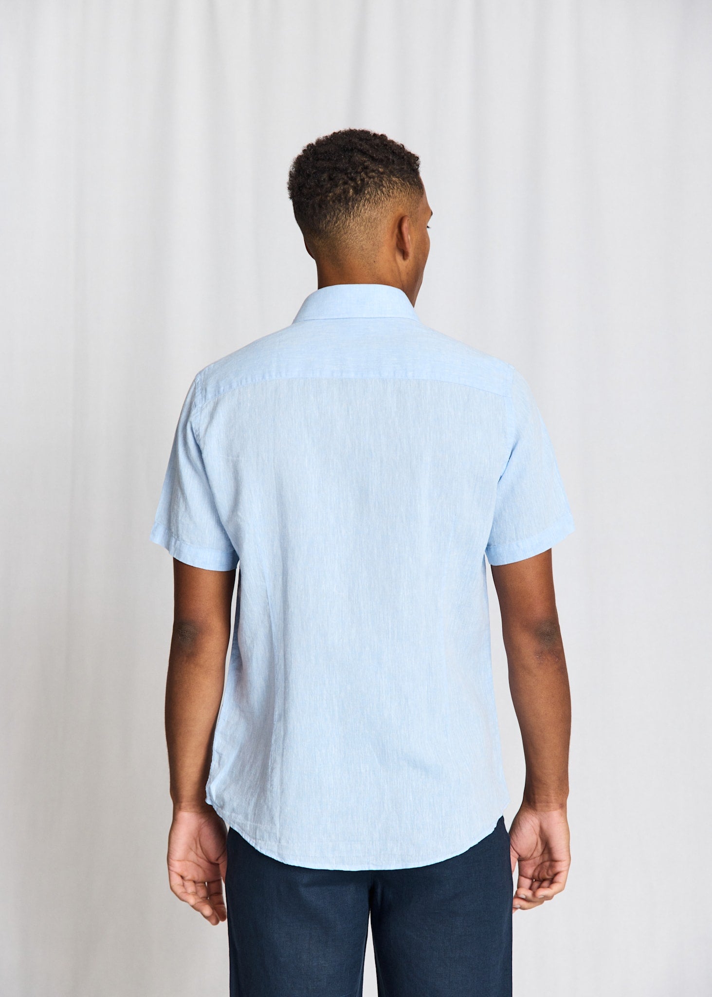 BS Bardet Casual Modern Fit Skjorta - Light Blue