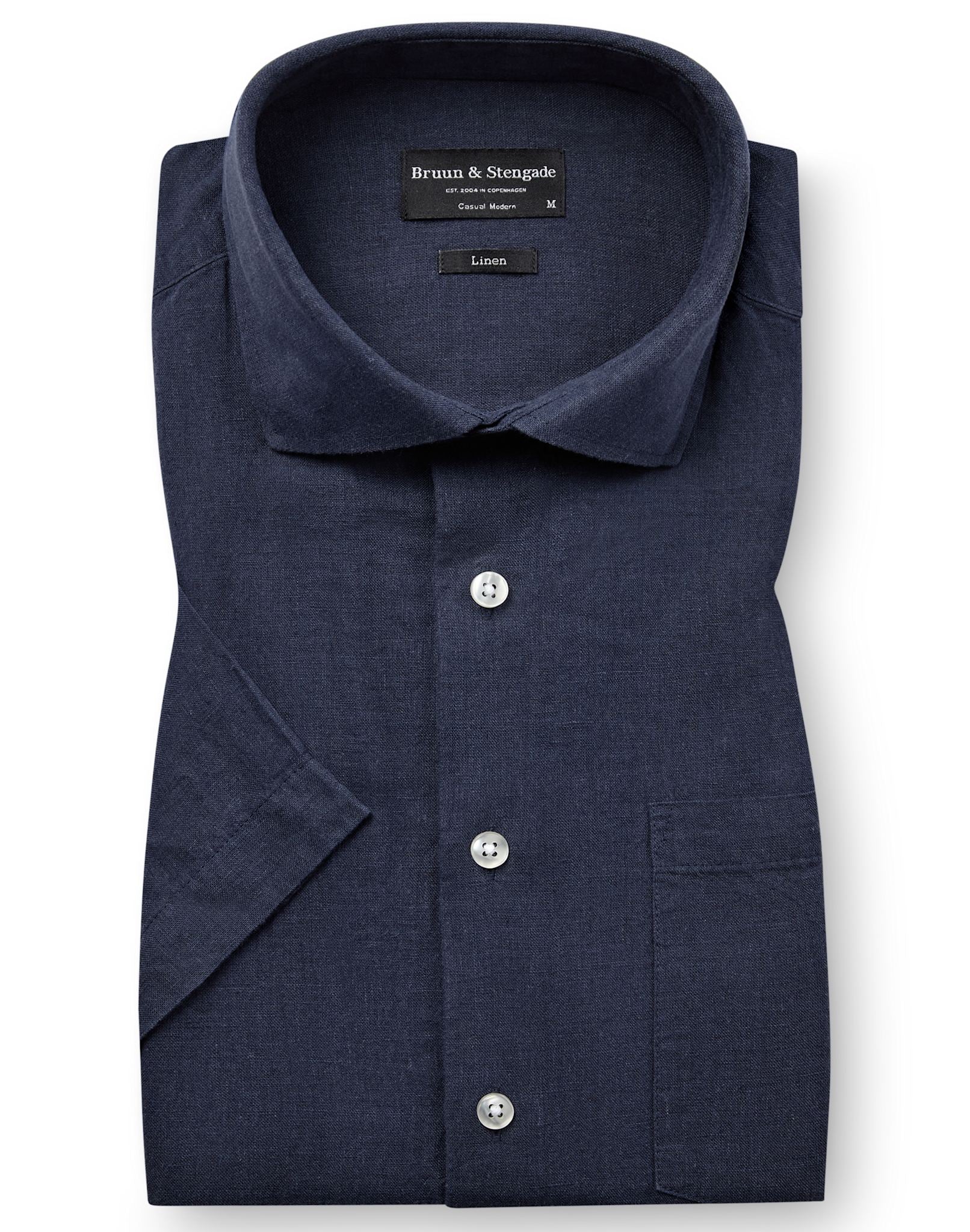 BS Bardet Casual Modern Fit Skjorta - Navy