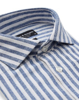 BS Rubio Casual Modern Fit Skjorta - Blue/White