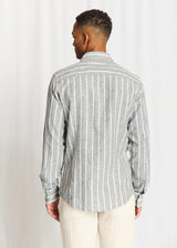 BS Freitas Casual Modern Fit Skjorta - Green/White