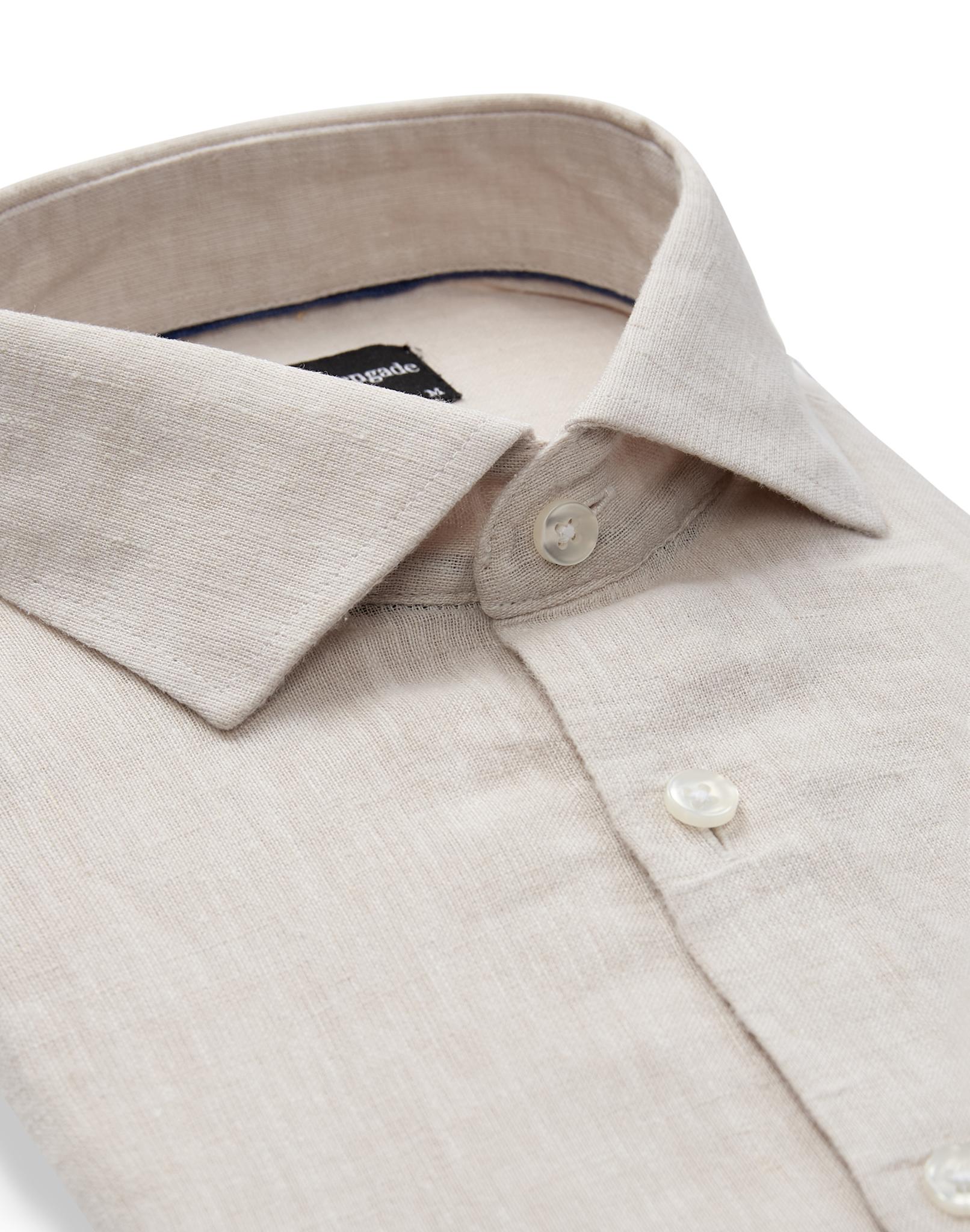BS Tahaka Casual Modern Fit Skjorta - Sand