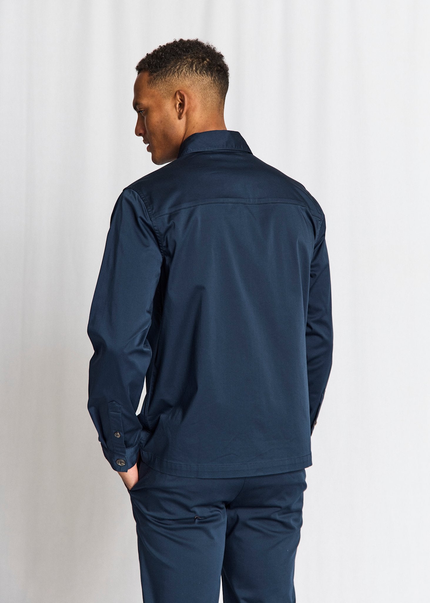 BS Rocco Regular Fit OverSkjorta - Navy