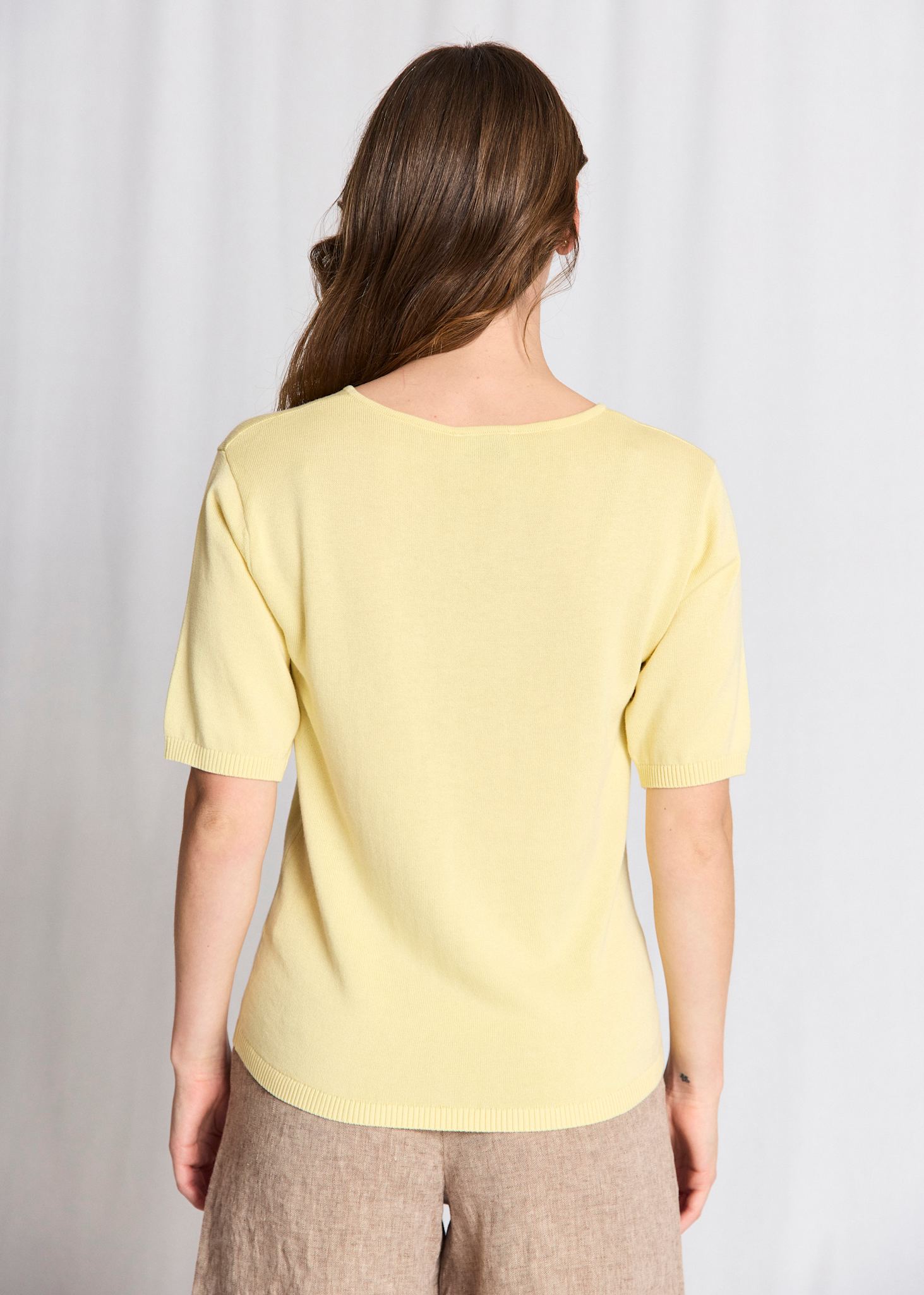 BS Francesca Regular Fit T-shirt - Dusty Yellow