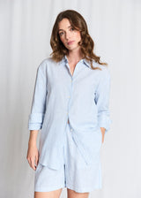 BS Marietta Regular Fit Skjorta - Light Blue/White