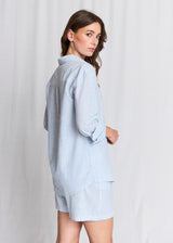 BS Marietta Regular Fit Skjorta - Light Blue/White