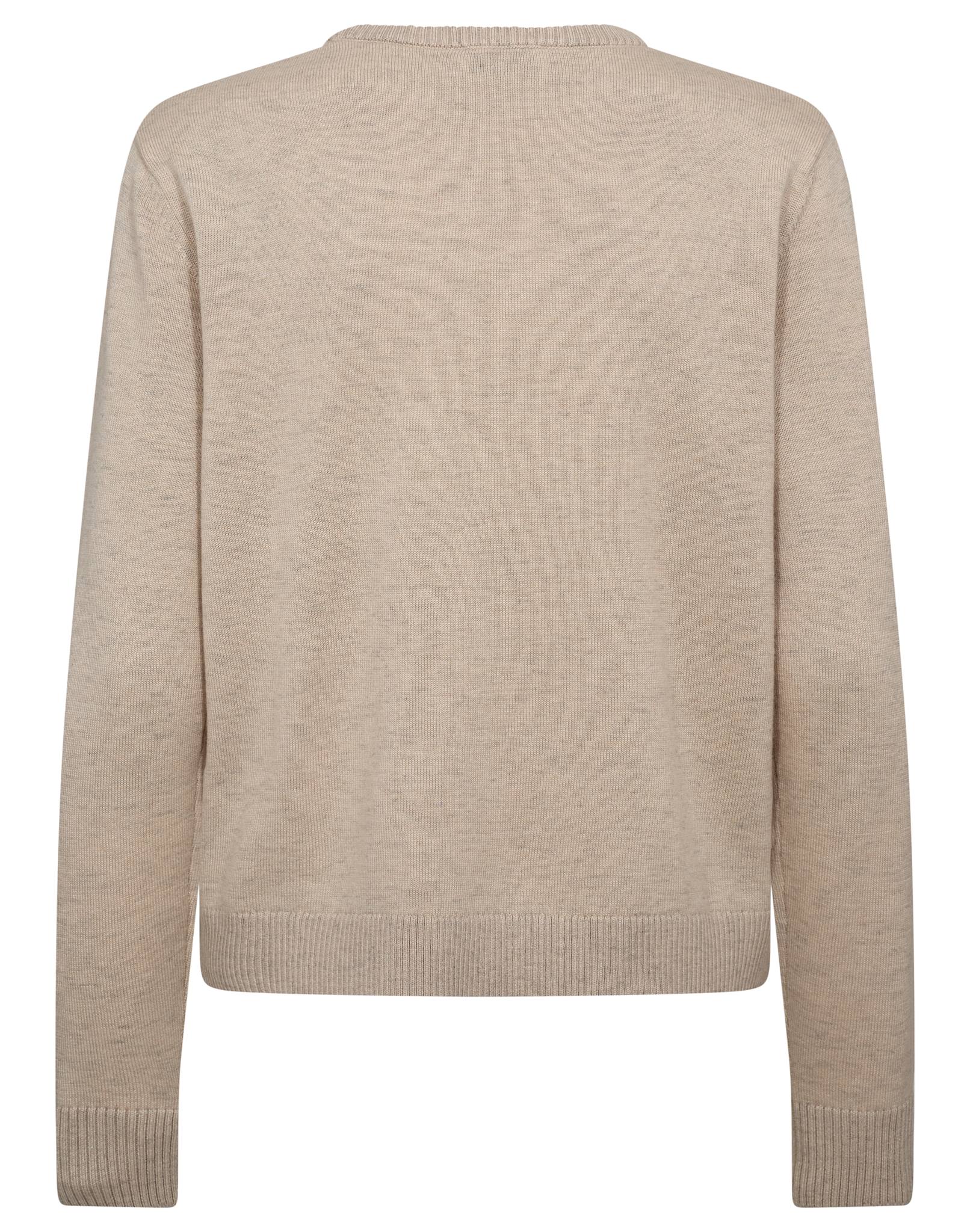 BS Dona Regular Fit Stickat - Light Brown