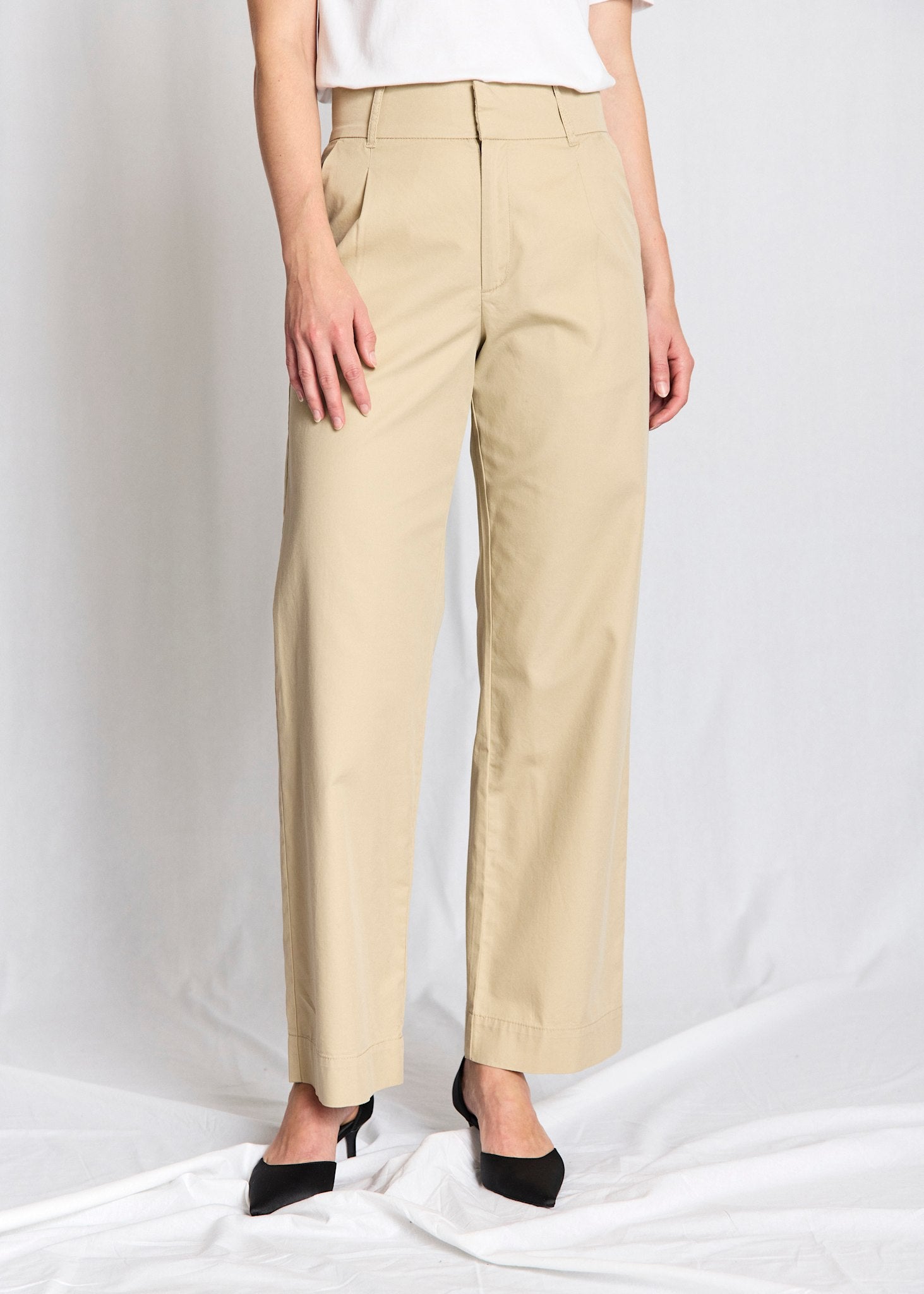 BS Bella Regular Fit Byxor - Sand