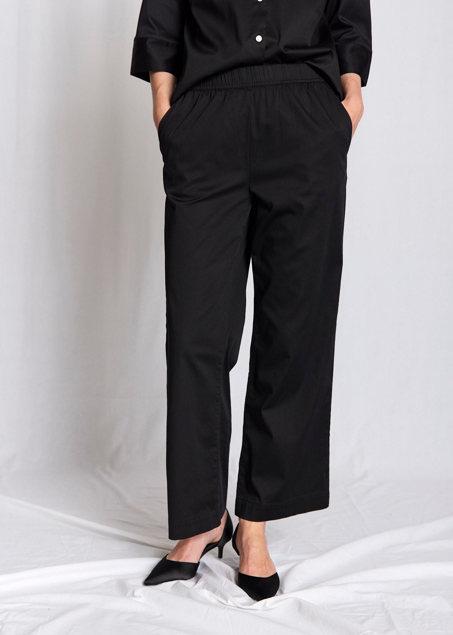 BS Rosetta Regular Fit Byxor - Black