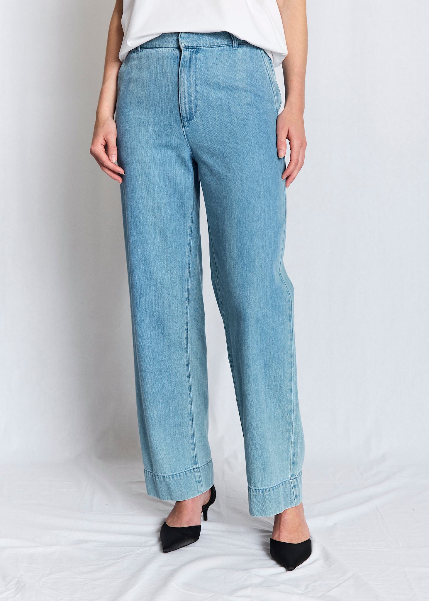 BS Coco Regular Fit Byxor - Light Blue