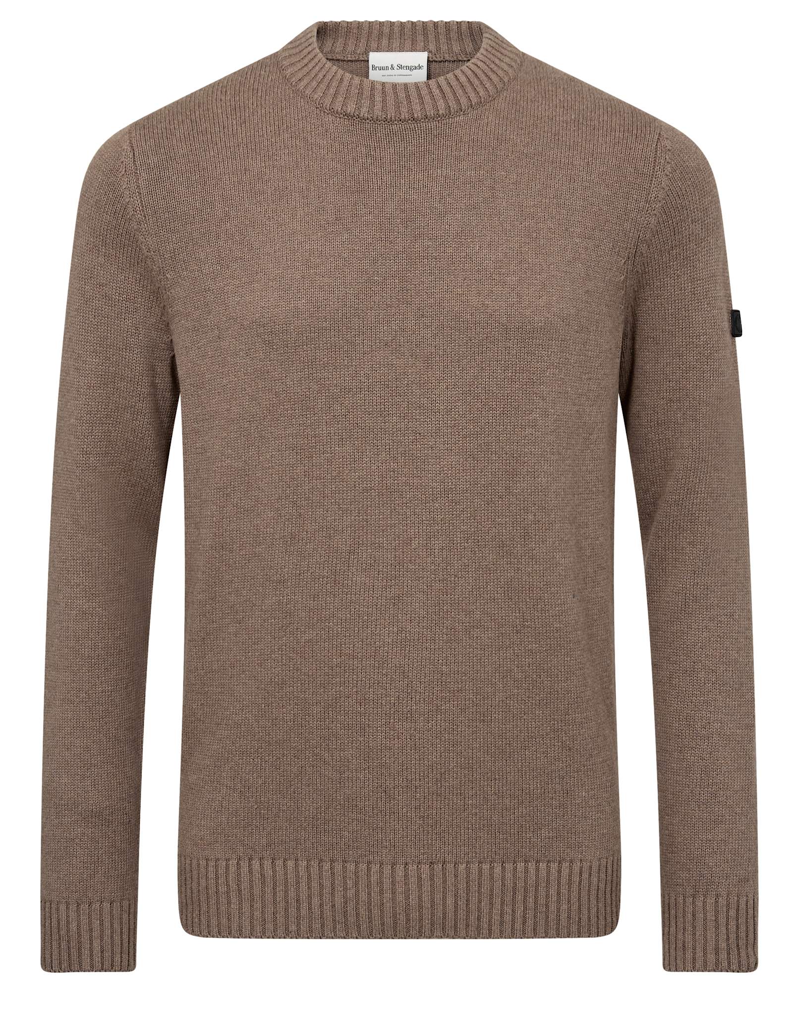 BS Rapa Regular Fit Stickat - Brown