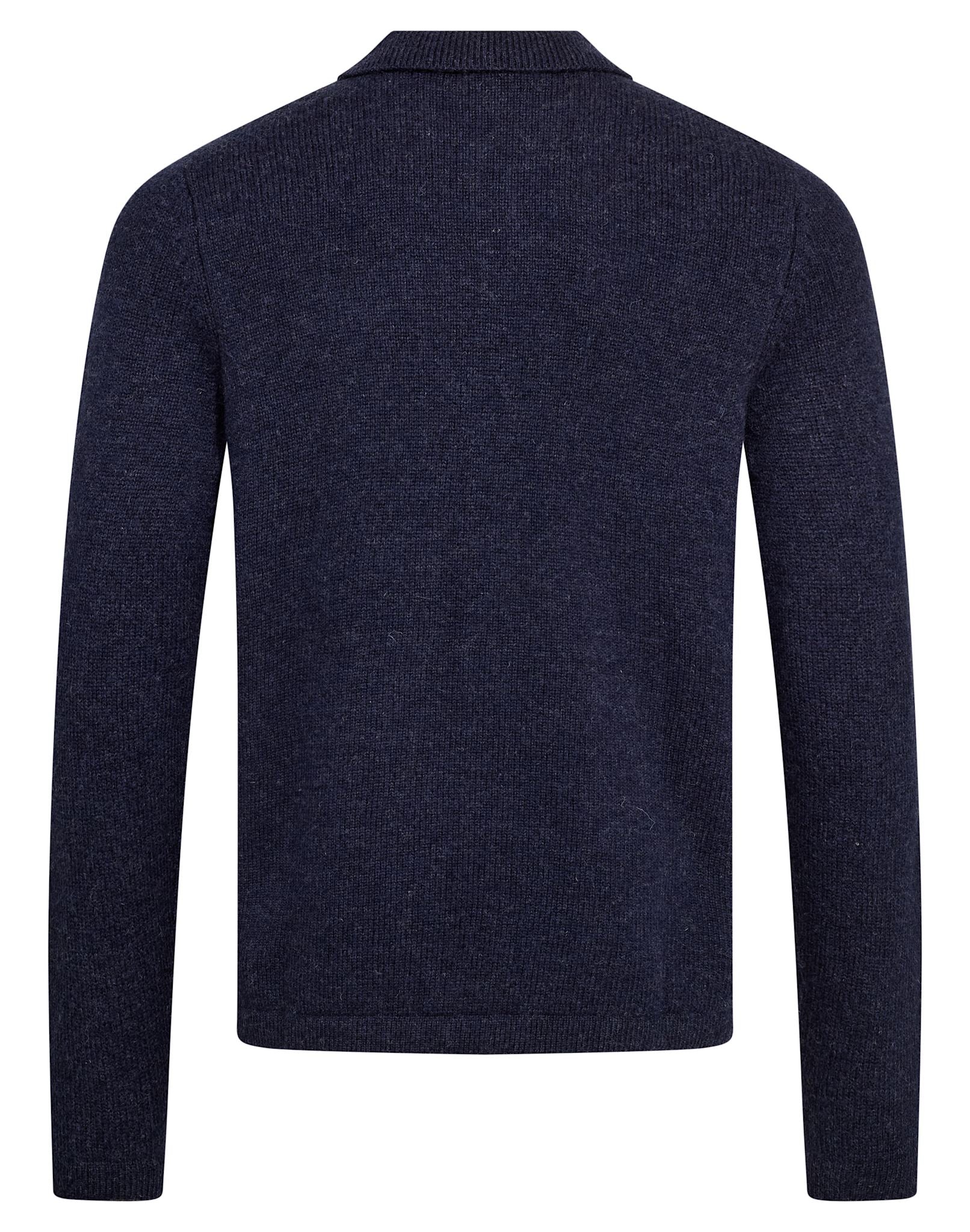 BS Moldova Regular Fit Stickat - Navy