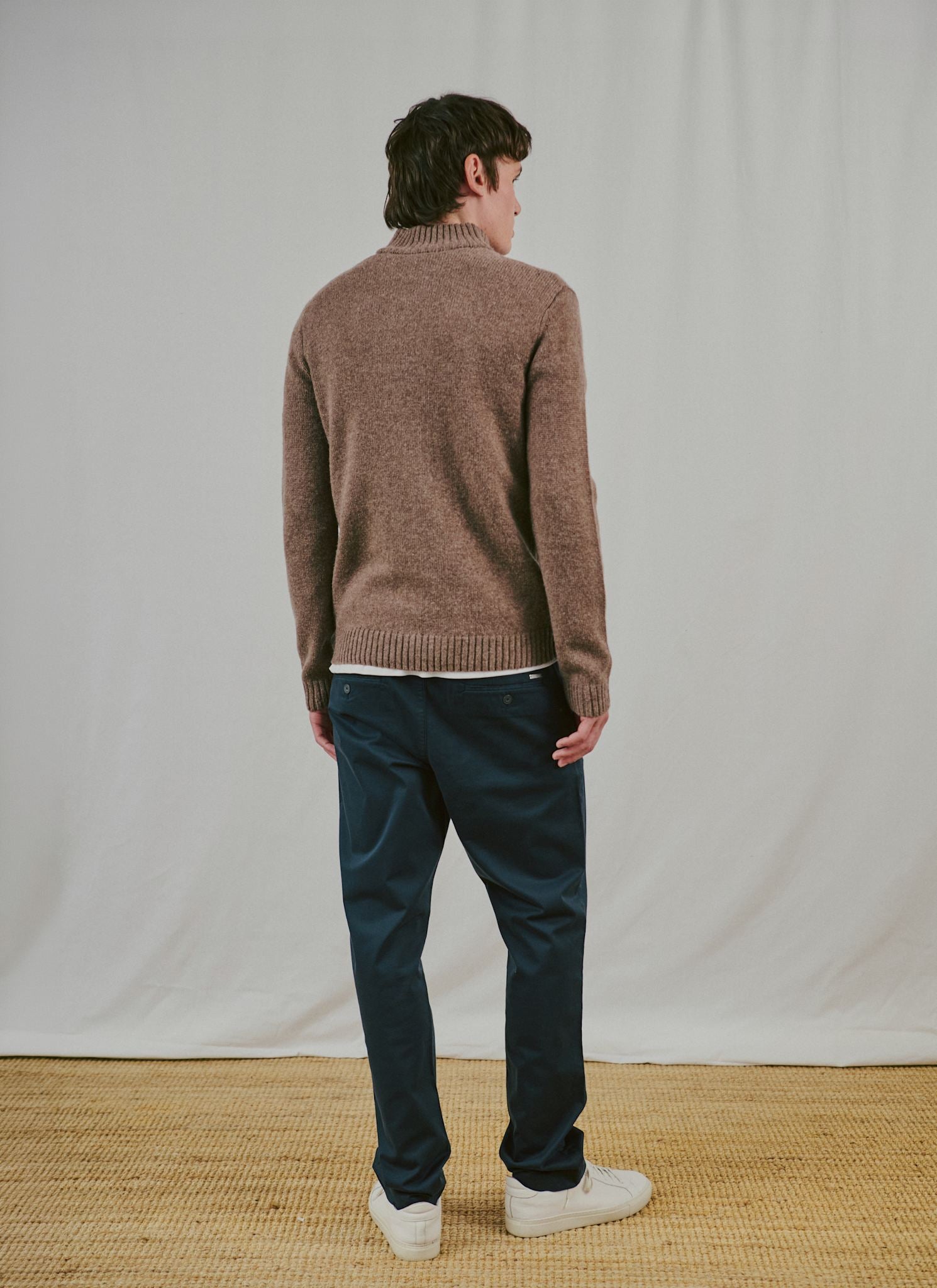 BS Socotra Regular Fit Stickat - Mink