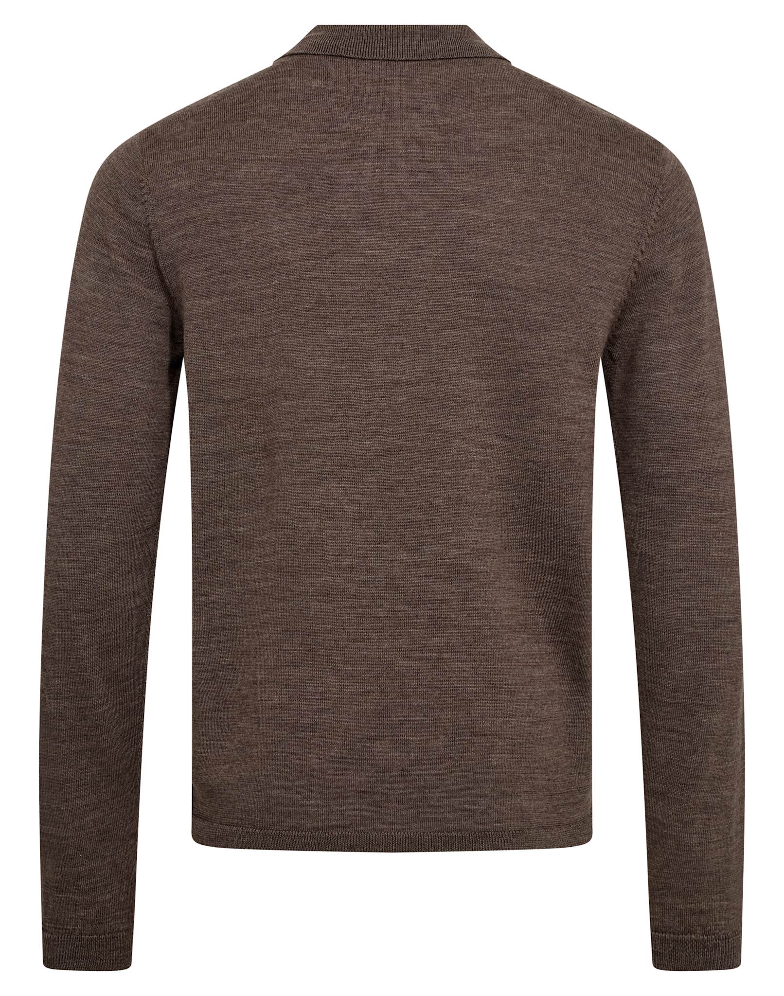 BS Zaouma Regular Fit Stickat - Dark Brown