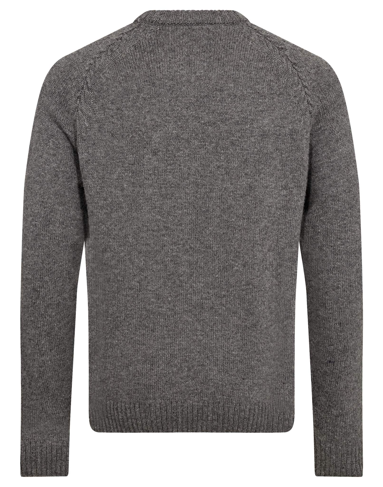 BS Punta Regular Fit Stickat - Grey