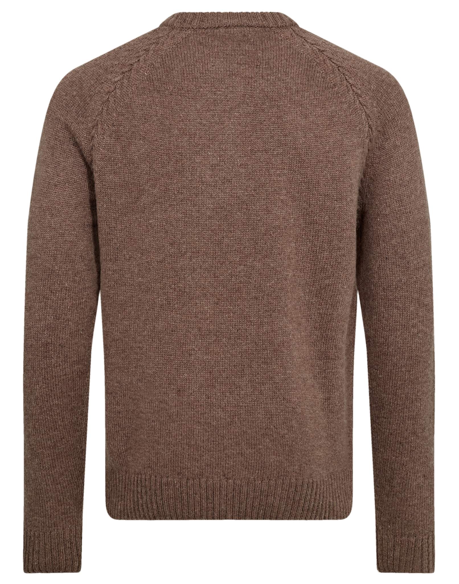 BS Punta Regular Fit Stickat - Mink