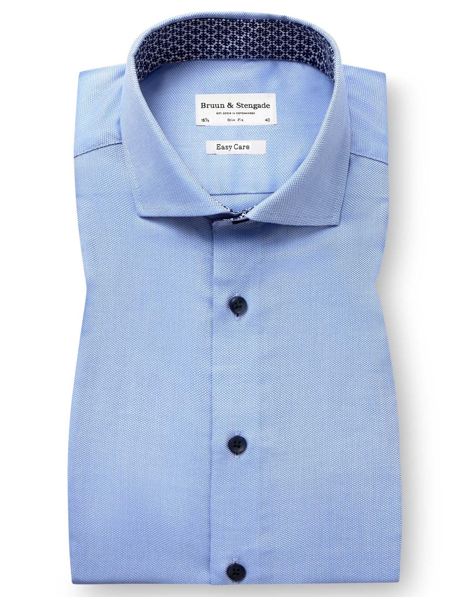 BS Murakami Slim Fit Skjorta - Light Blue