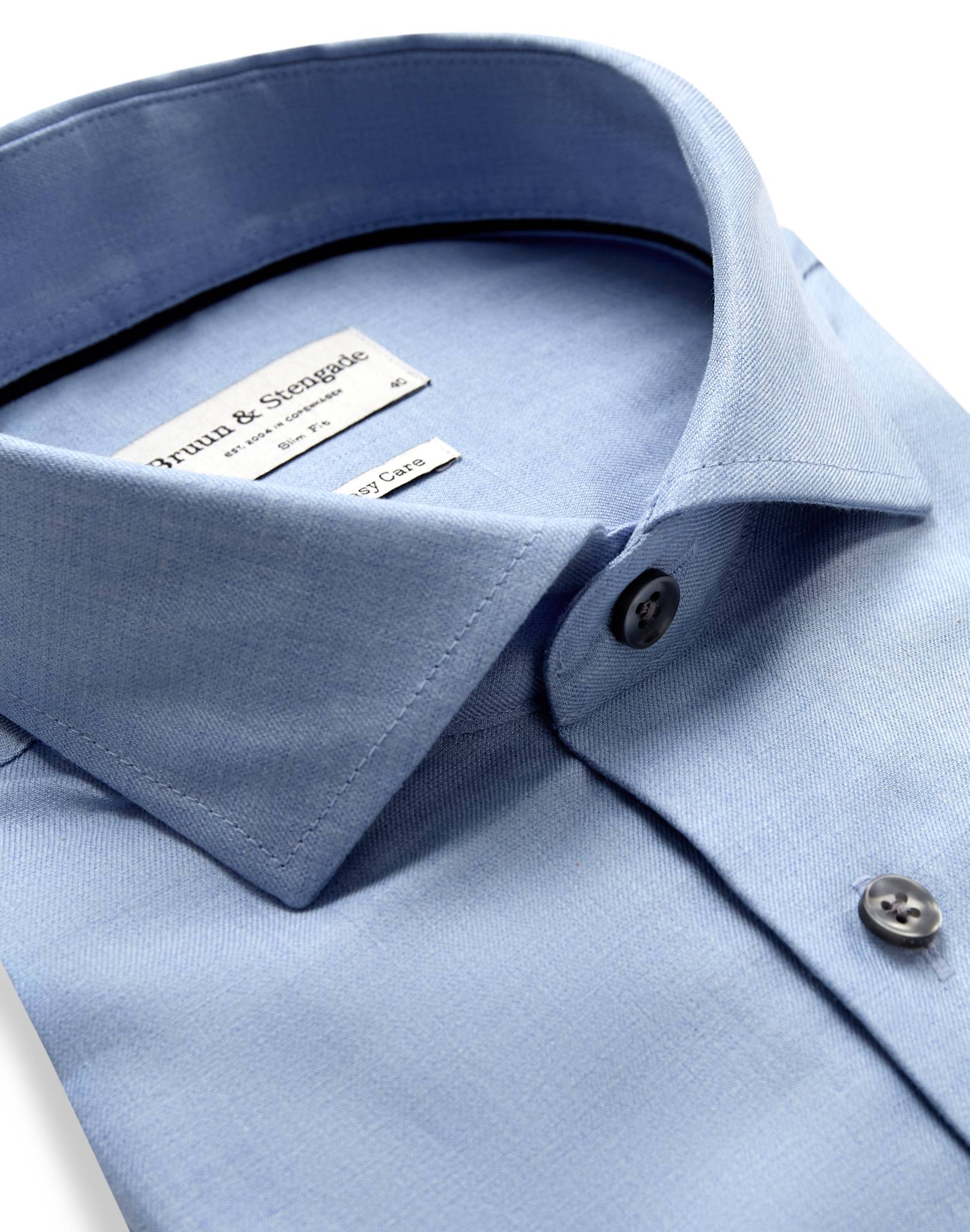 BS Samsoe Slim Fit Skjorta - Light Blue