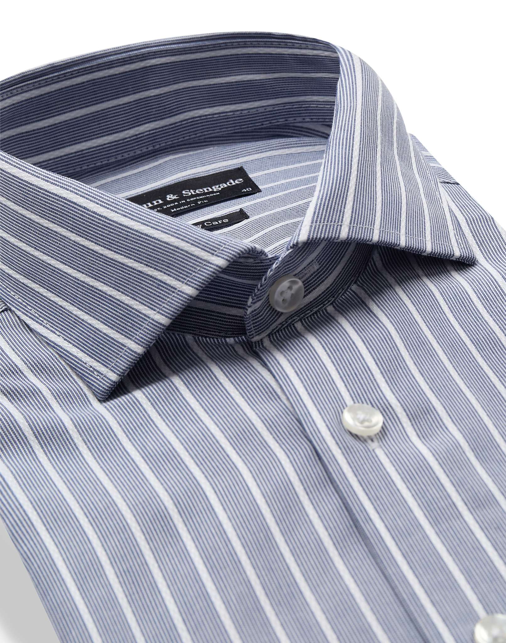 BS Kiyosaki Modern Fit Skjorta - Navy
