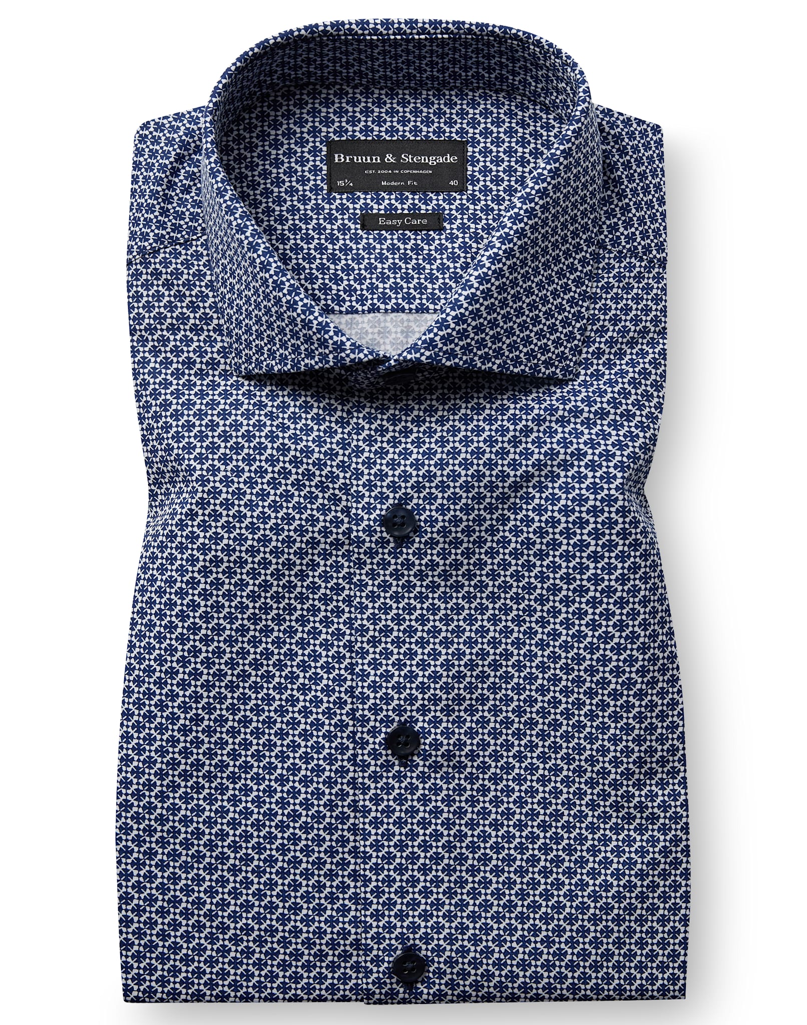BS Lemie Modern Fit Skjorta - Navy