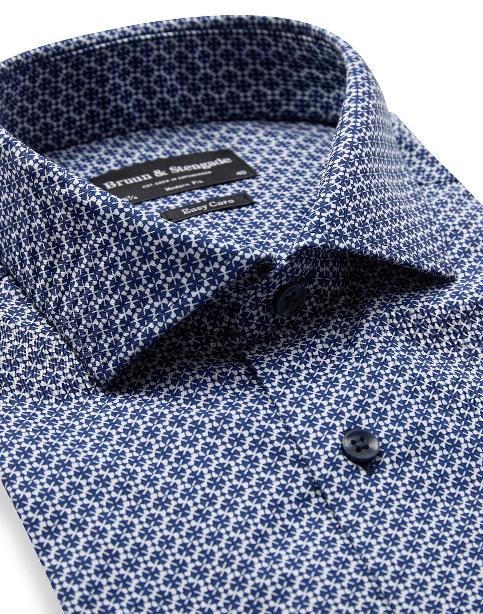 BS Lemie Modern Fit Skjorta - Navy