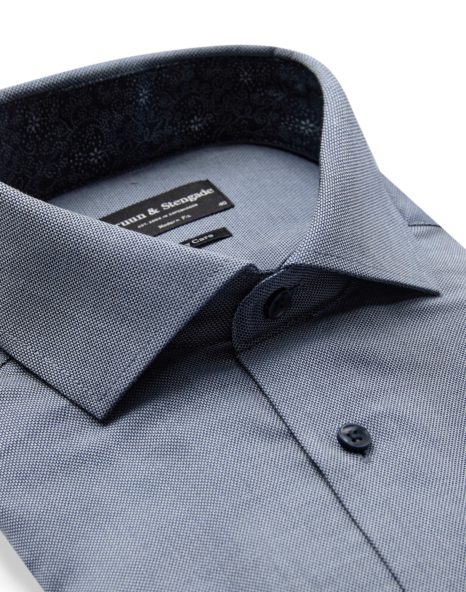 BS Jussi Modern Fit Skjorta - Navy