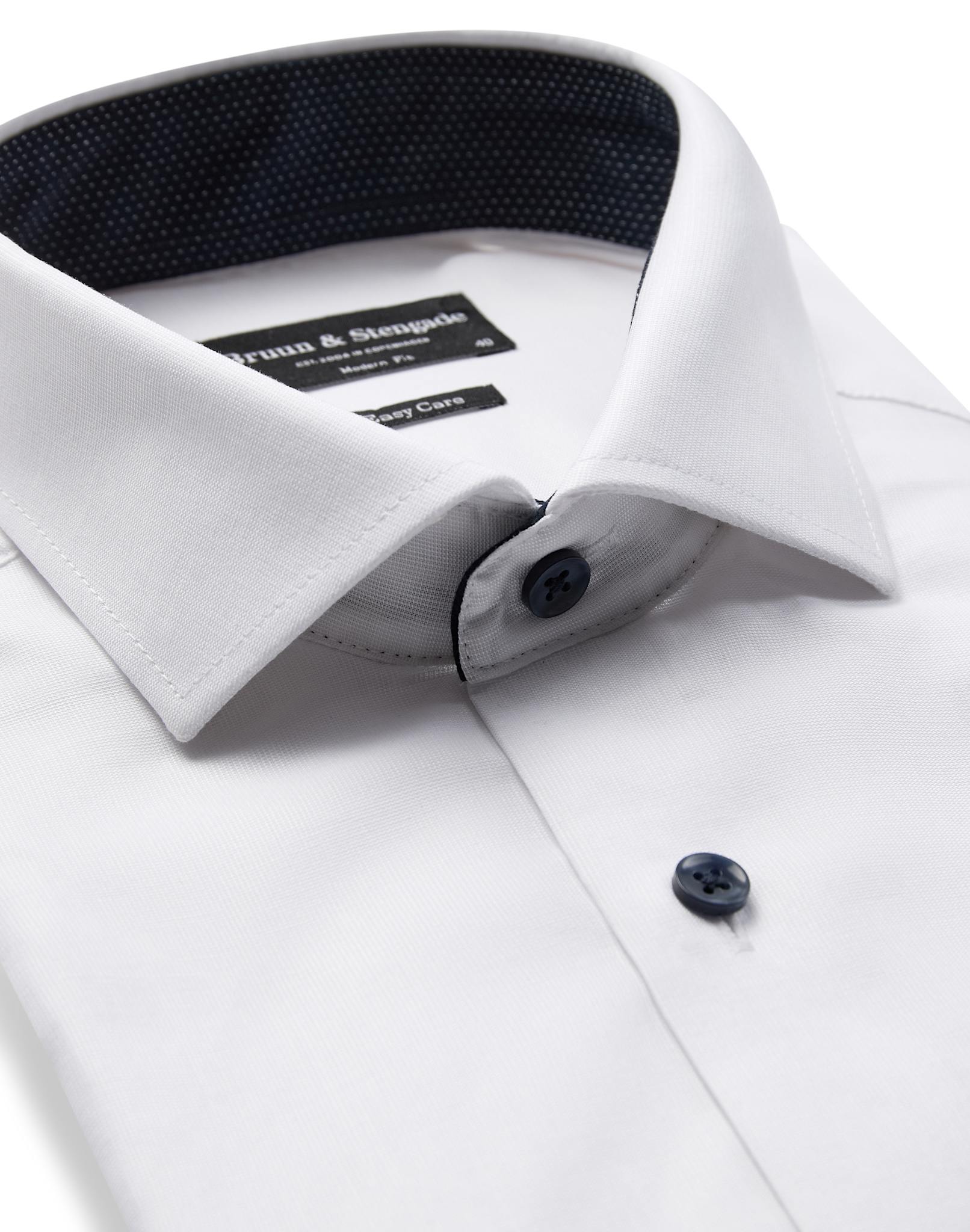 BS Flanagen Modern Fit Skjorta - White