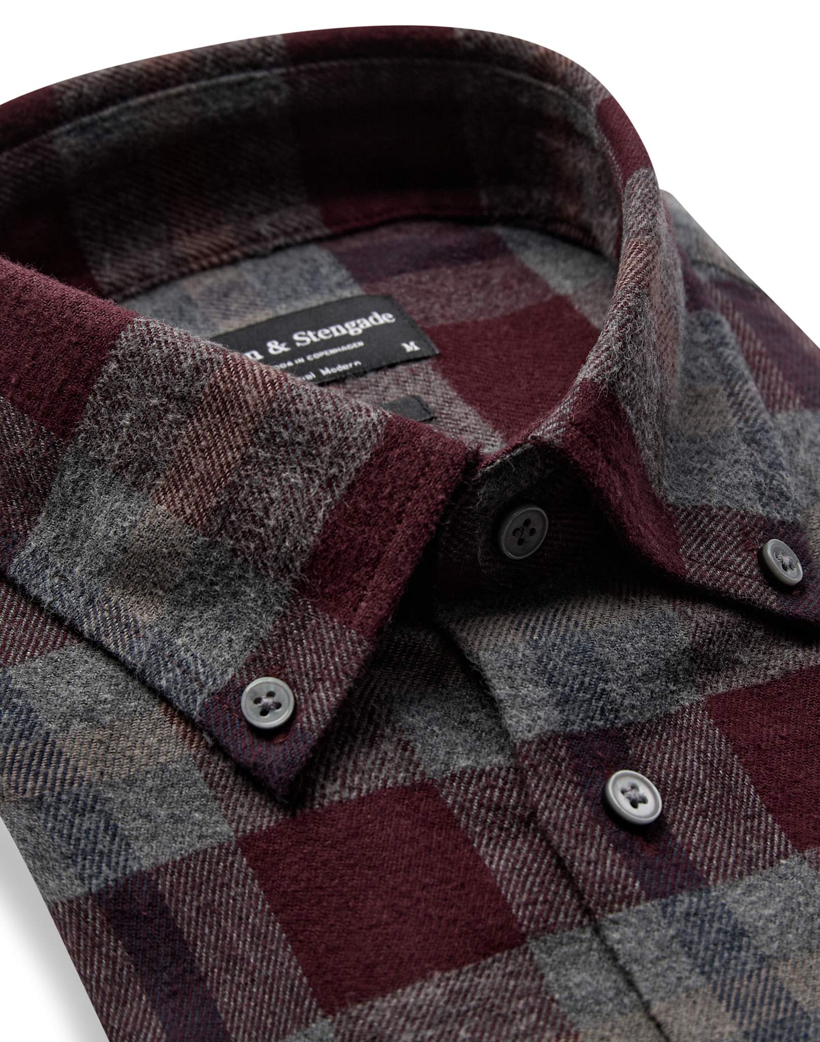 BS Letsie Casual Modern Fit Skjorta - Wine