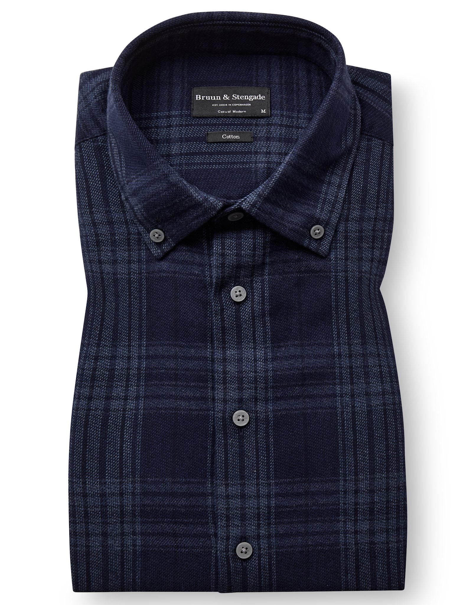 BS Sihamoni Casual Modern Fit Skjorta - Blue