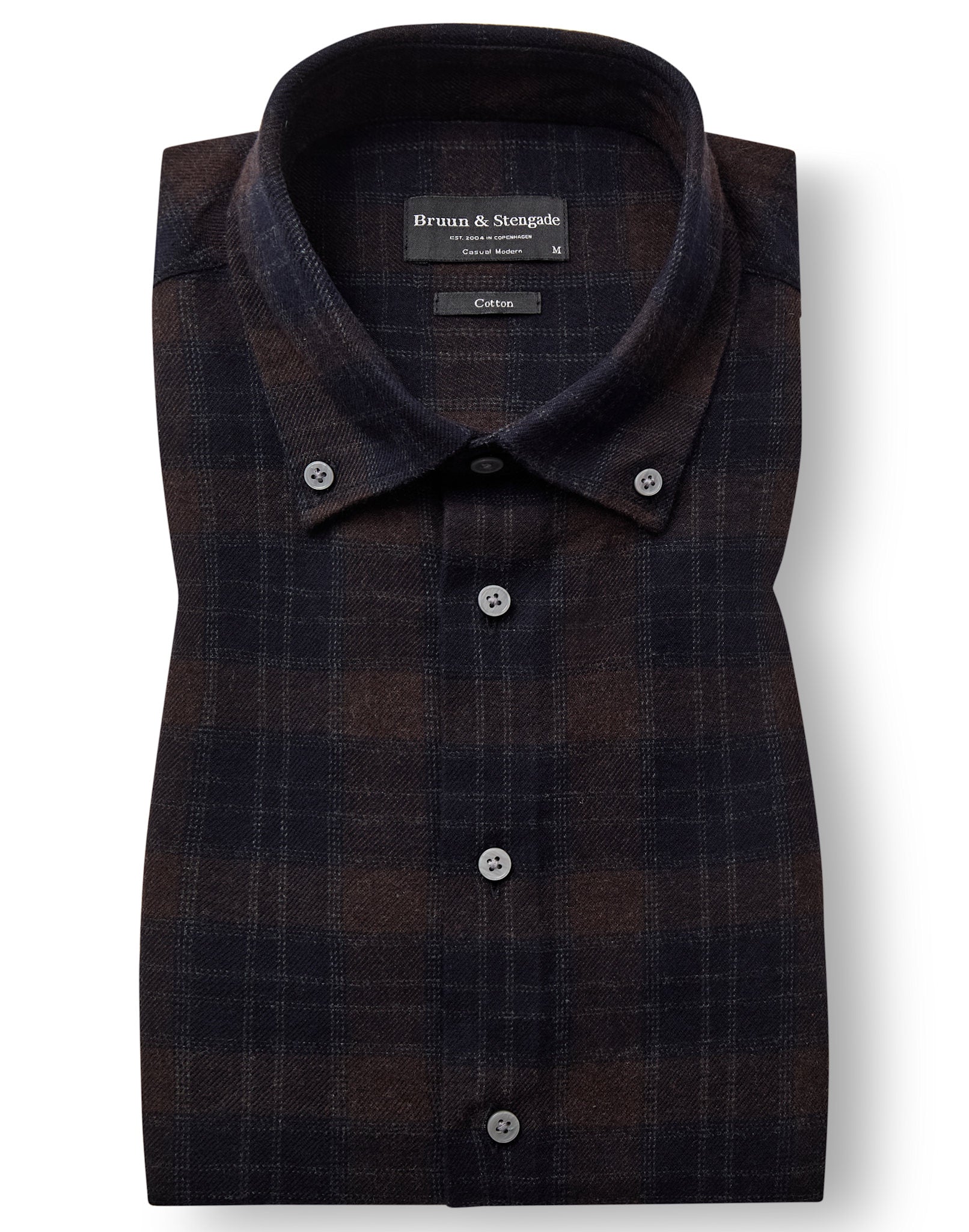 BS Norodom Casual Modern Fit Skjorta - Brown