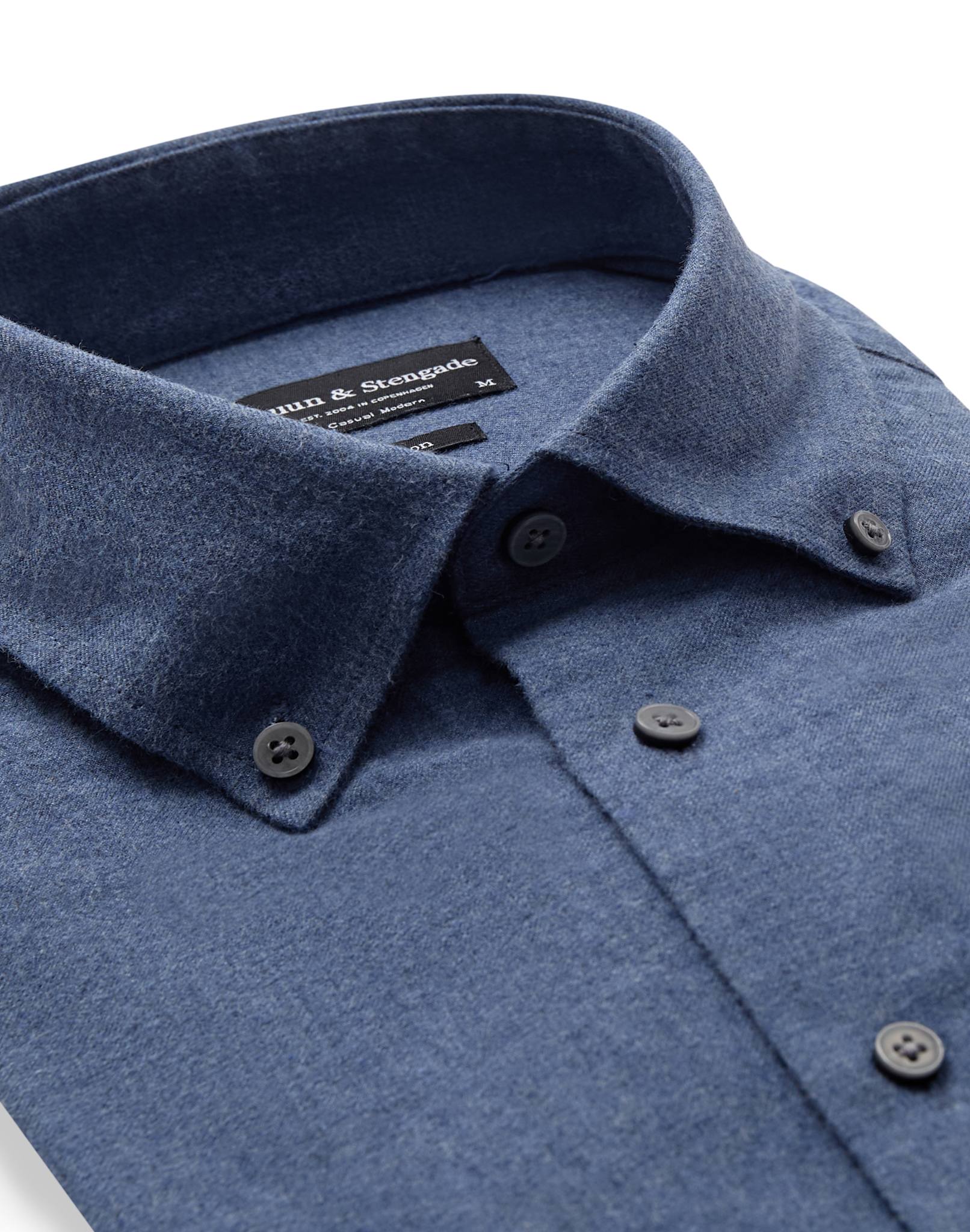 BS Akihito Casual Modern Fit Skjorta - Blue