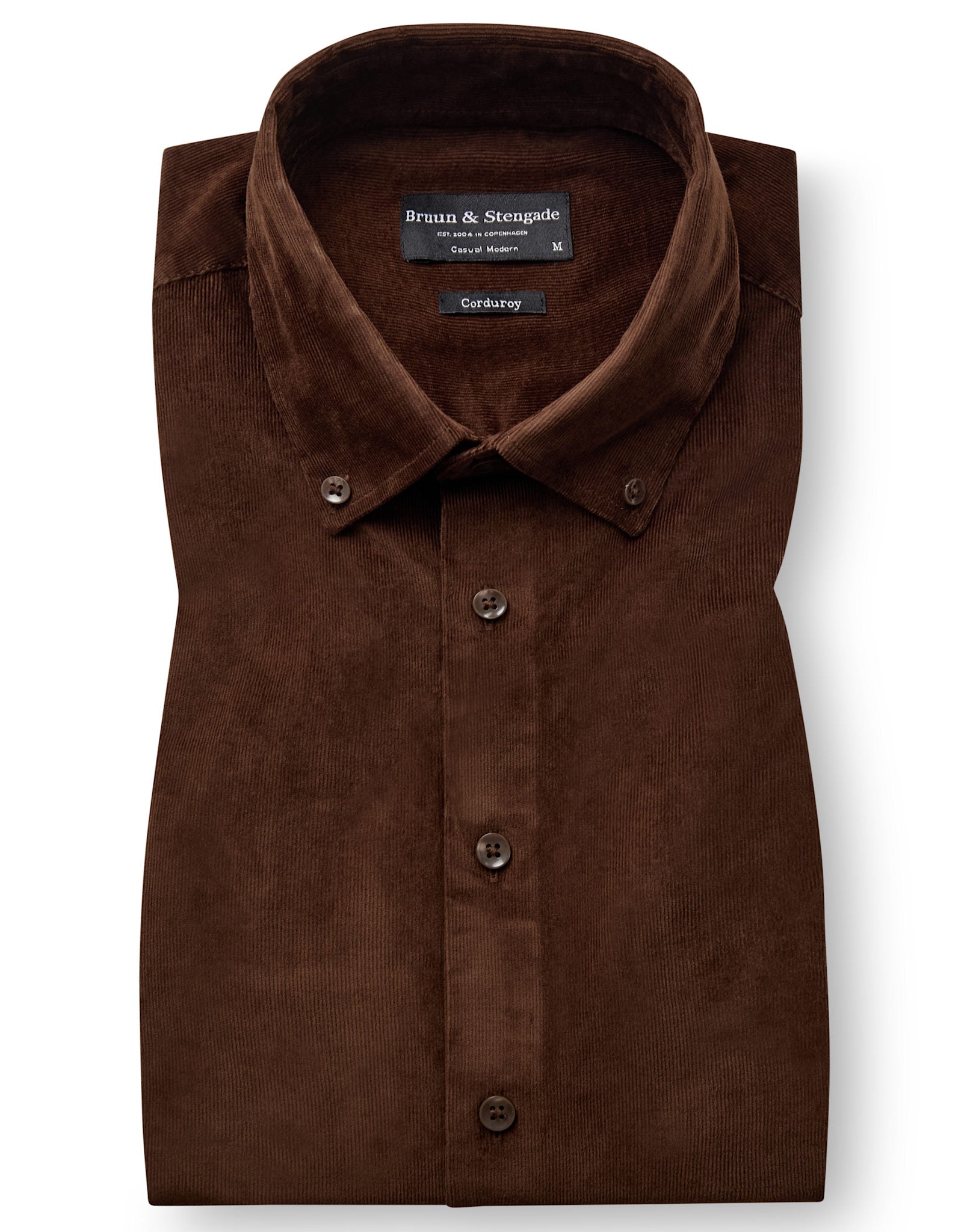 BS Osei Casual Modern Fit Skjorta - Brown
