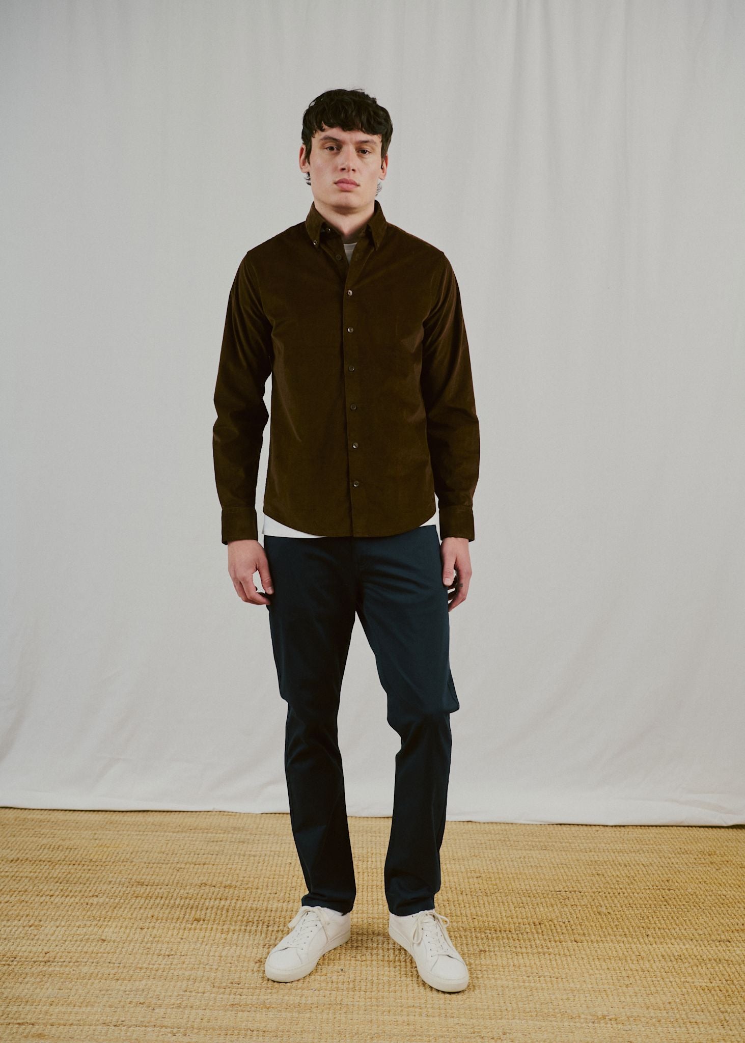 BS Osei Casual Modern Fit Skjorta - Brown