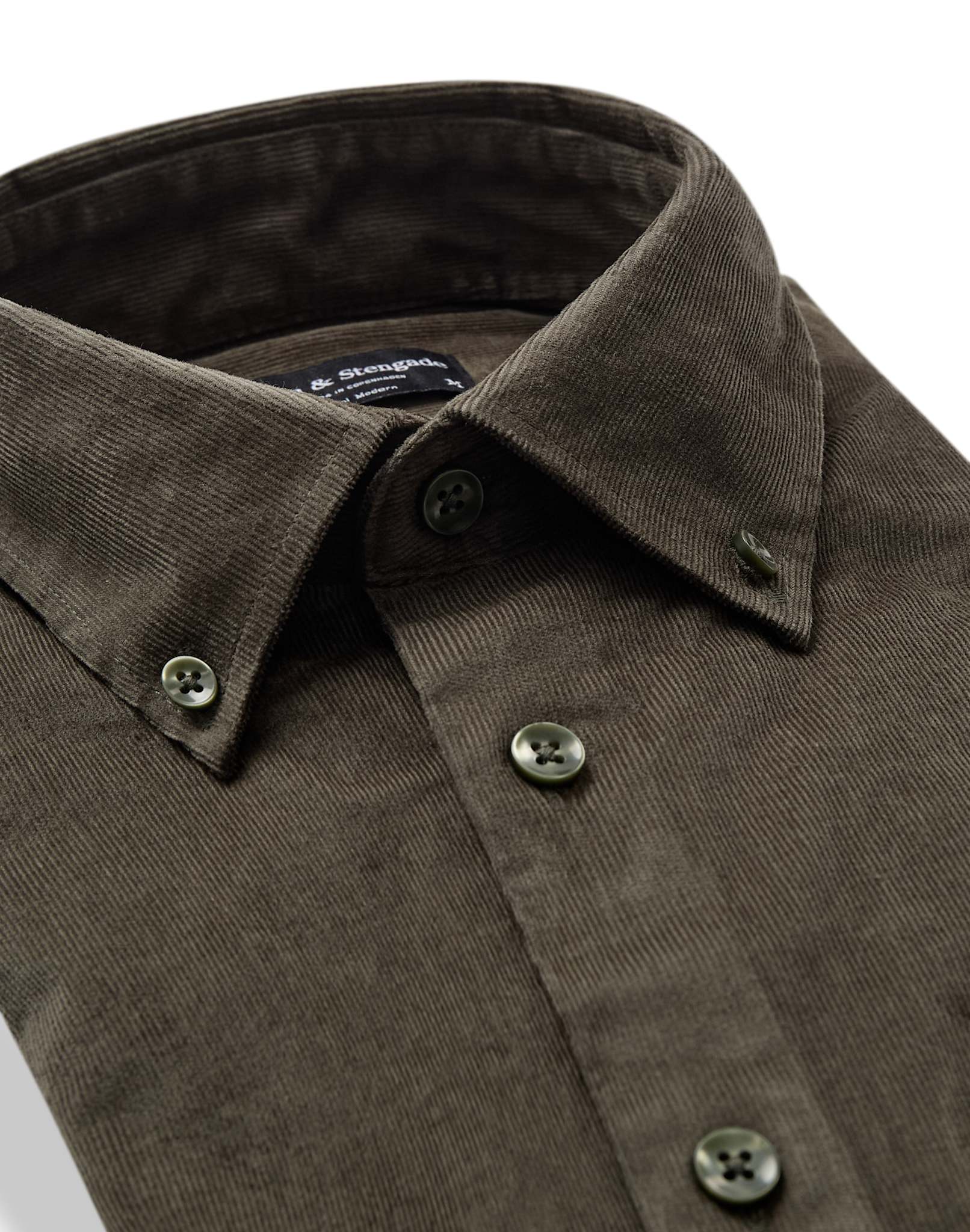 BS Osei Casual Modern Fit Skjorta - Green