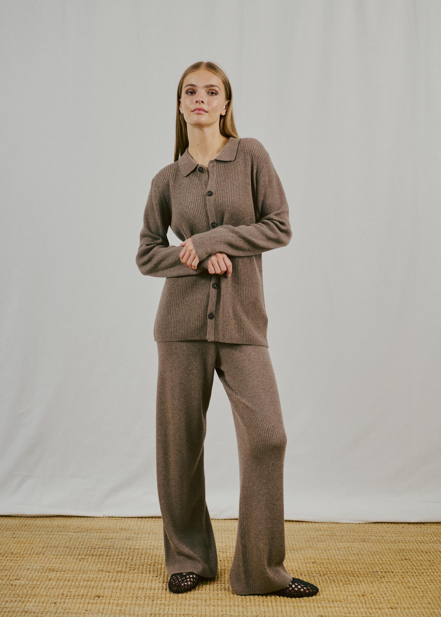 BS Adelheid Regular Fit Stickat - Mole