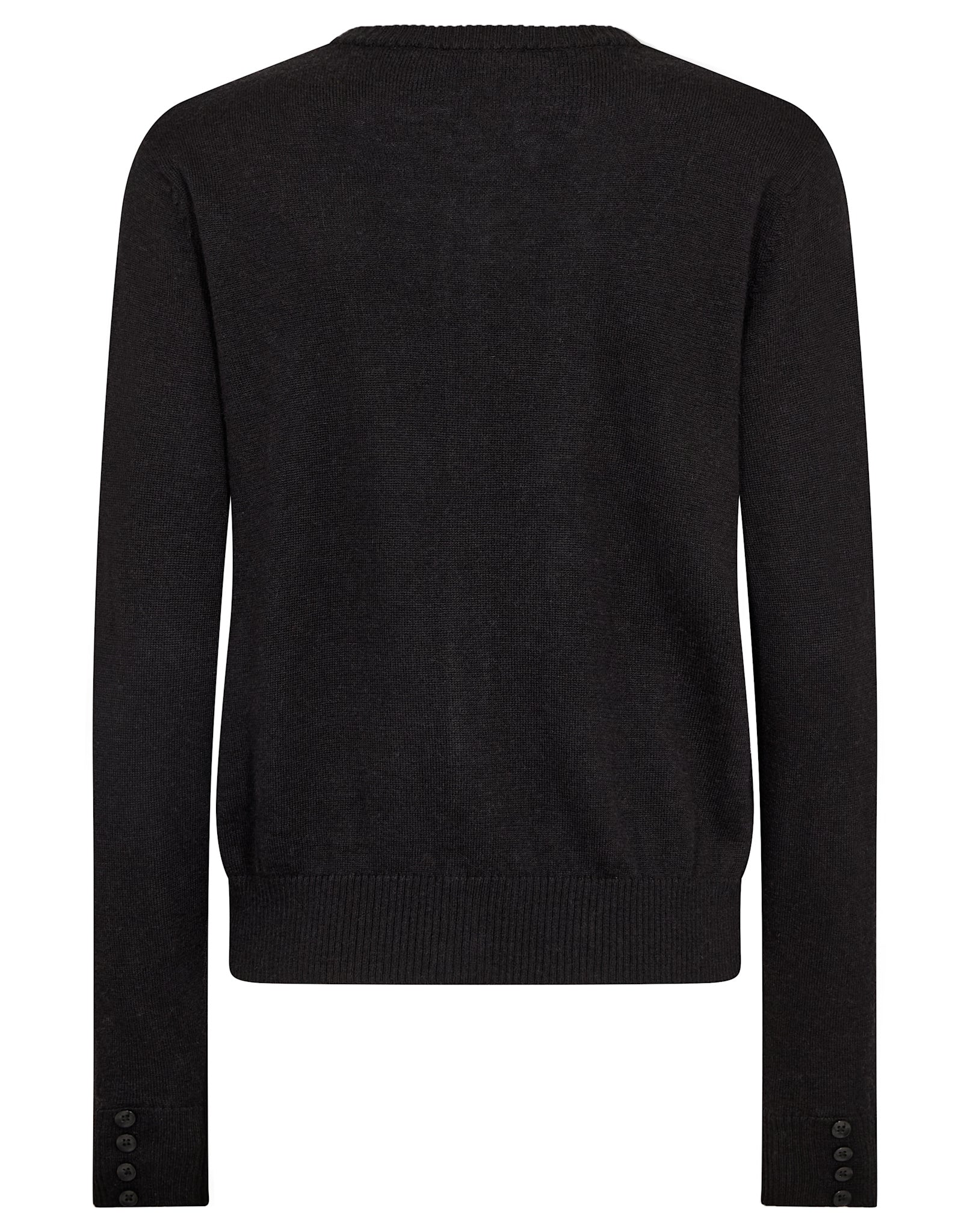 BS Edel Regular Fit Stickat - Black