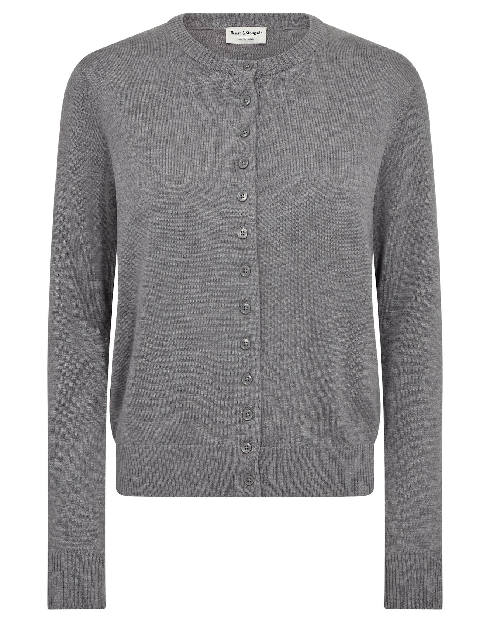 BS Edel Regular Fit Stickat - Grey