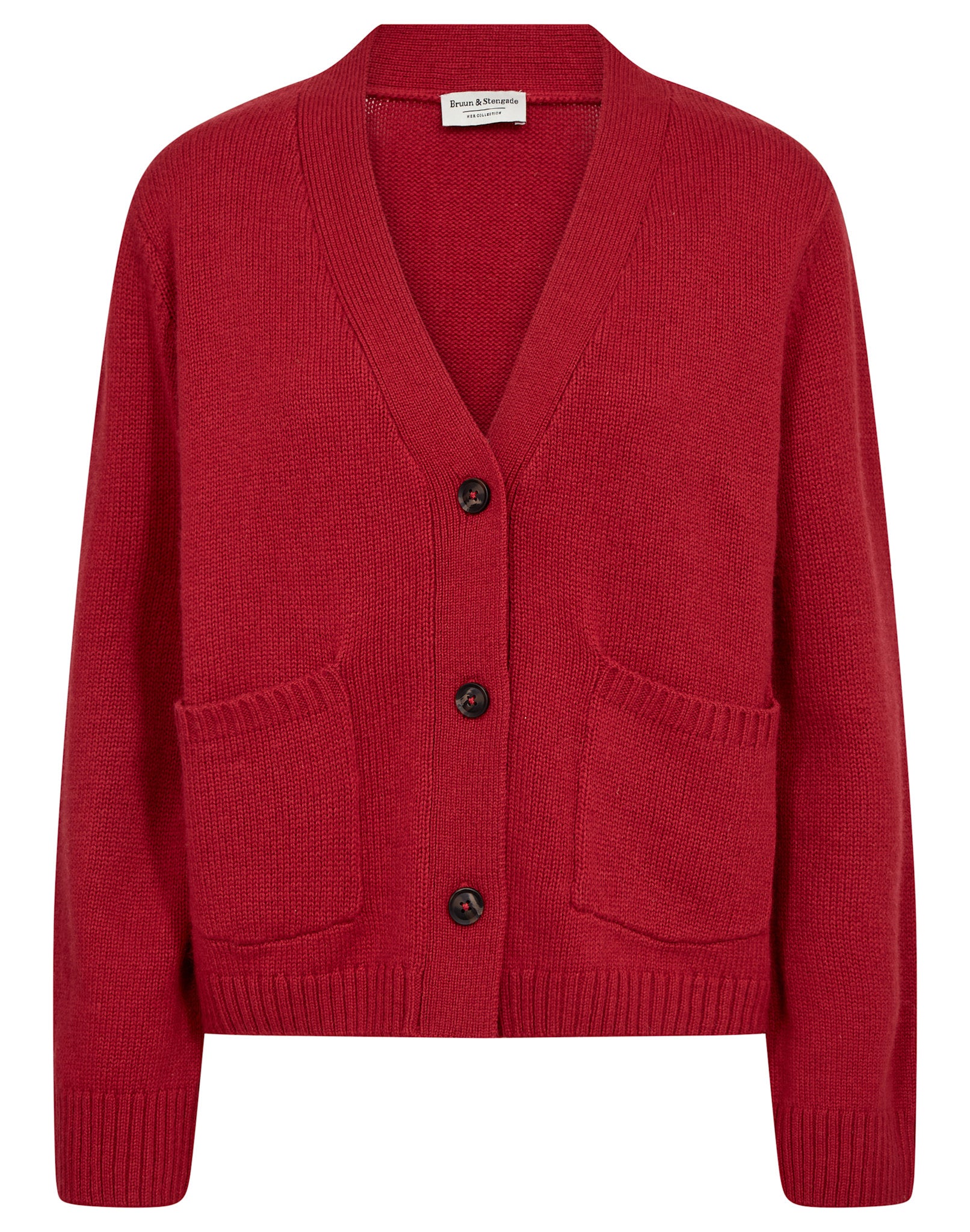 BS Gretel Regular Fit Stickat - Red
