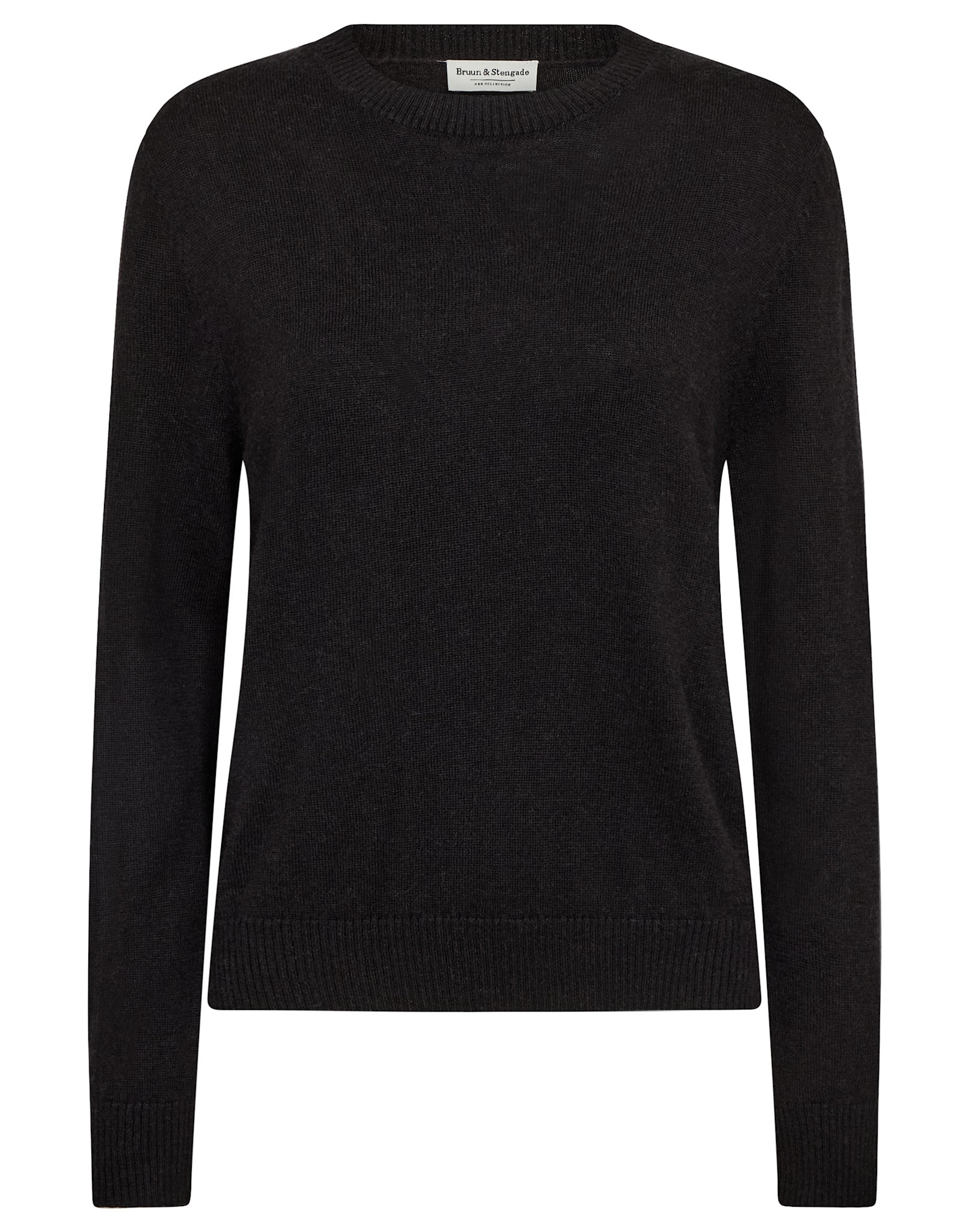BS Brunhild Regular Fit Stickat - Black