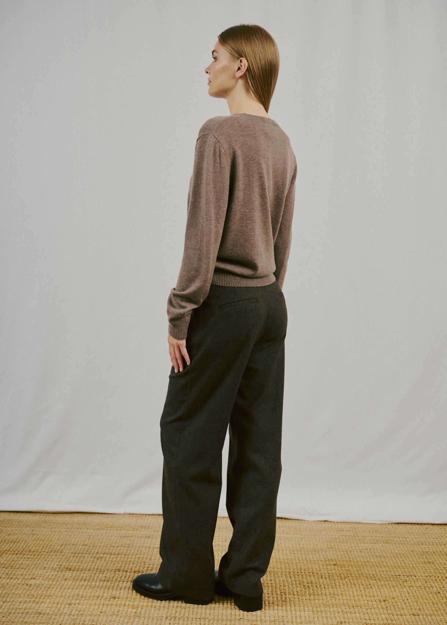 BS Brunhild Regular Fit Stickat - Mole